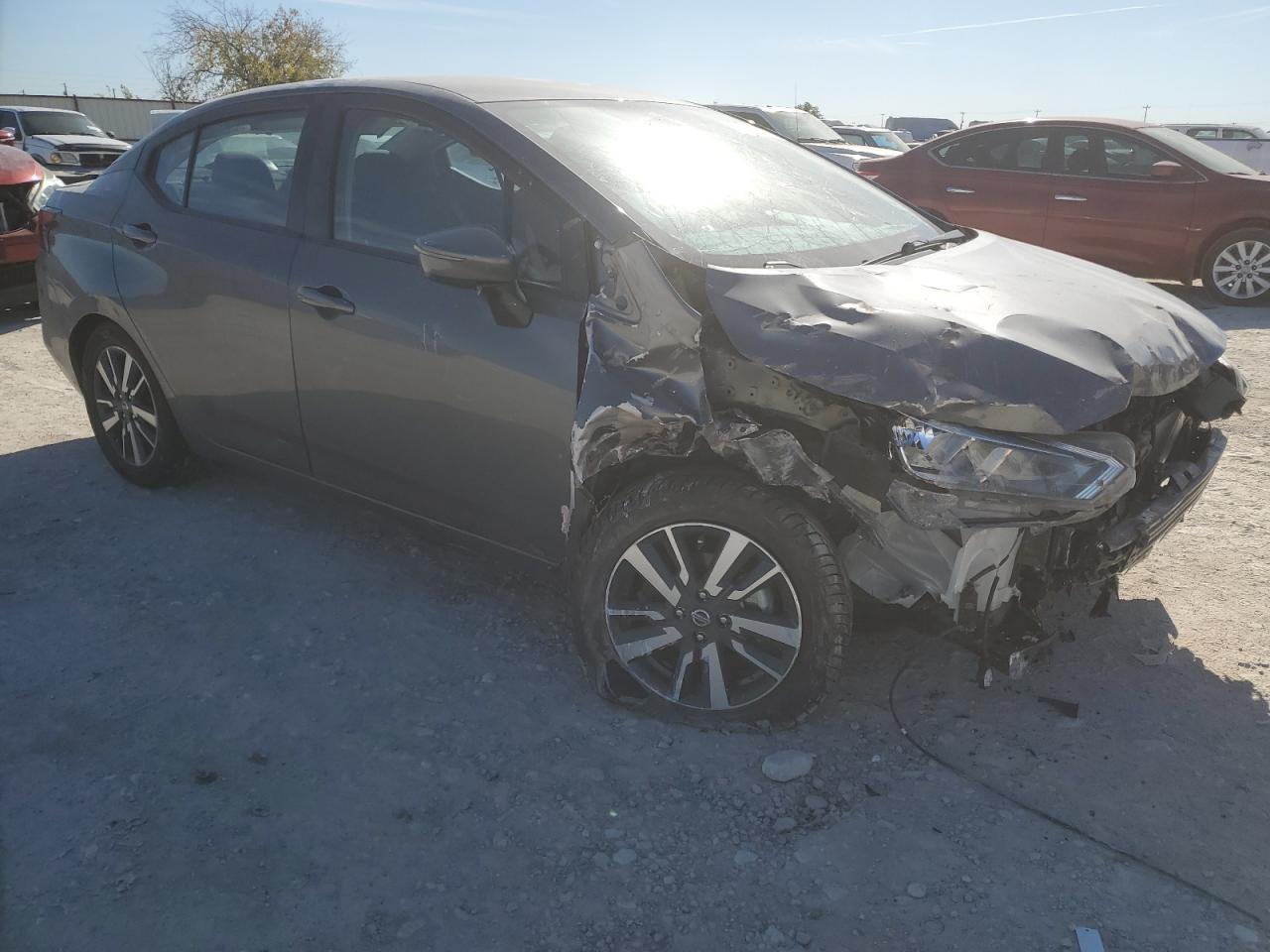 2021 Nissan Versa VIN 3N1CN8EV3ML887879 Copart auction photo, front end damage thumbnail 4