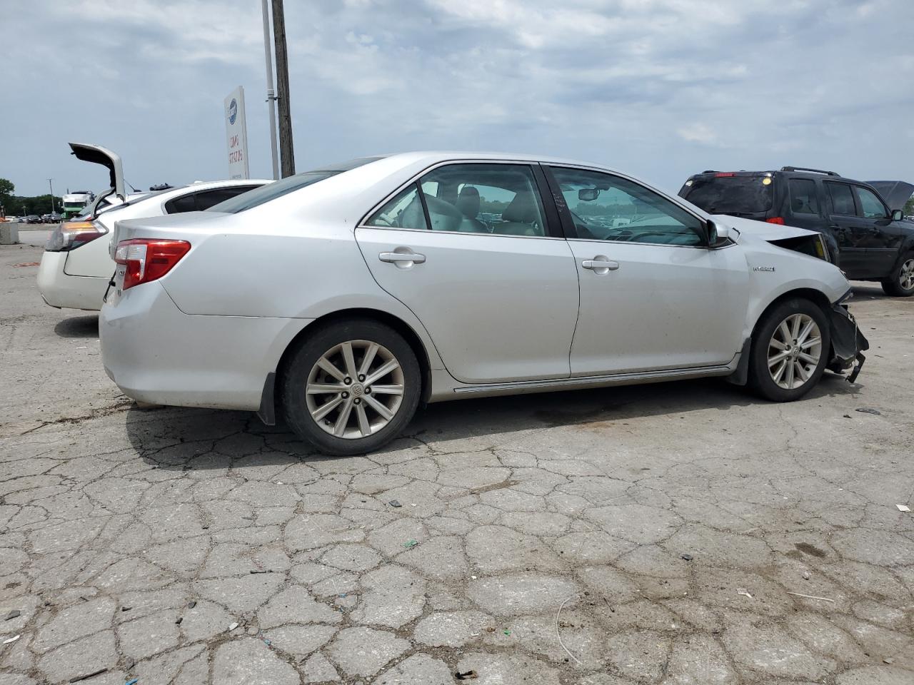 2013 Toyota Camry VIN 4T1BD1FK1DU073240 Copart auction photo, frame damage / front end damage thumbnail 3
