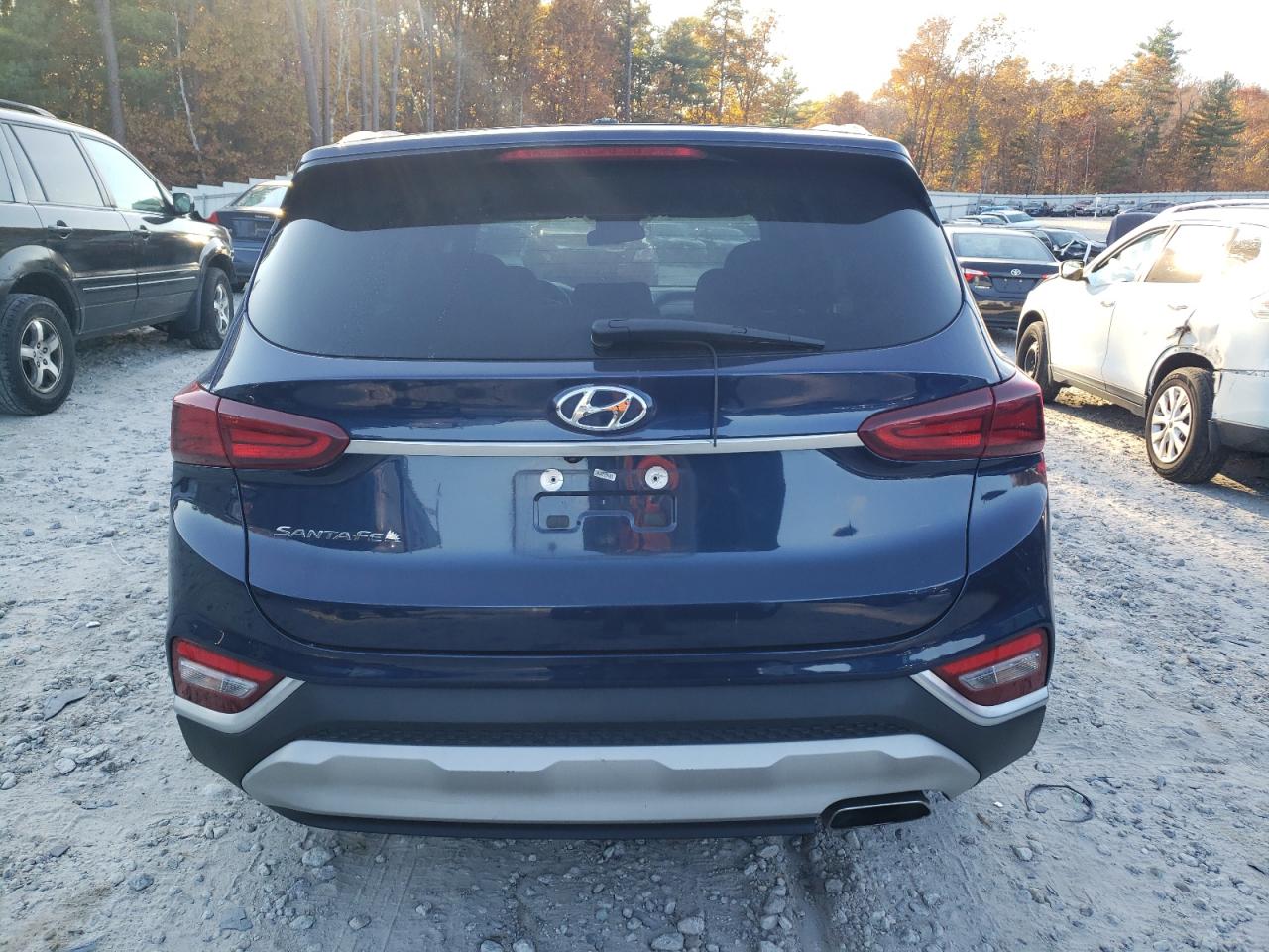 2019 Hyundai Santa Fe VIN 5NMS23AD3KH082489 Copart auction photo, front end / undercarriage damage thumbnail 6