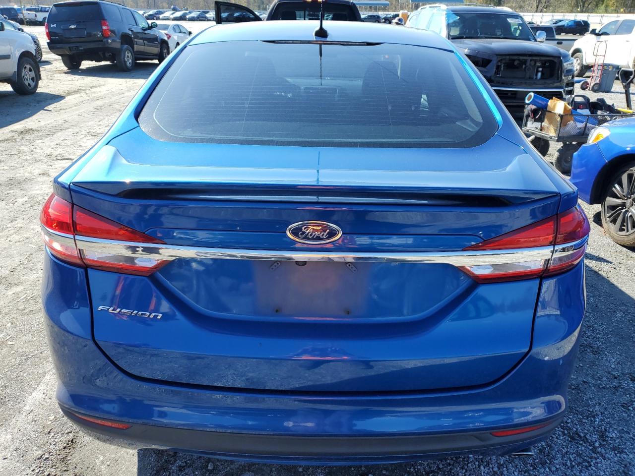 2017 Ford Fusion VIN 3FA6P0G70HR402062 Copart auction photo, front end damage thumbnail 6