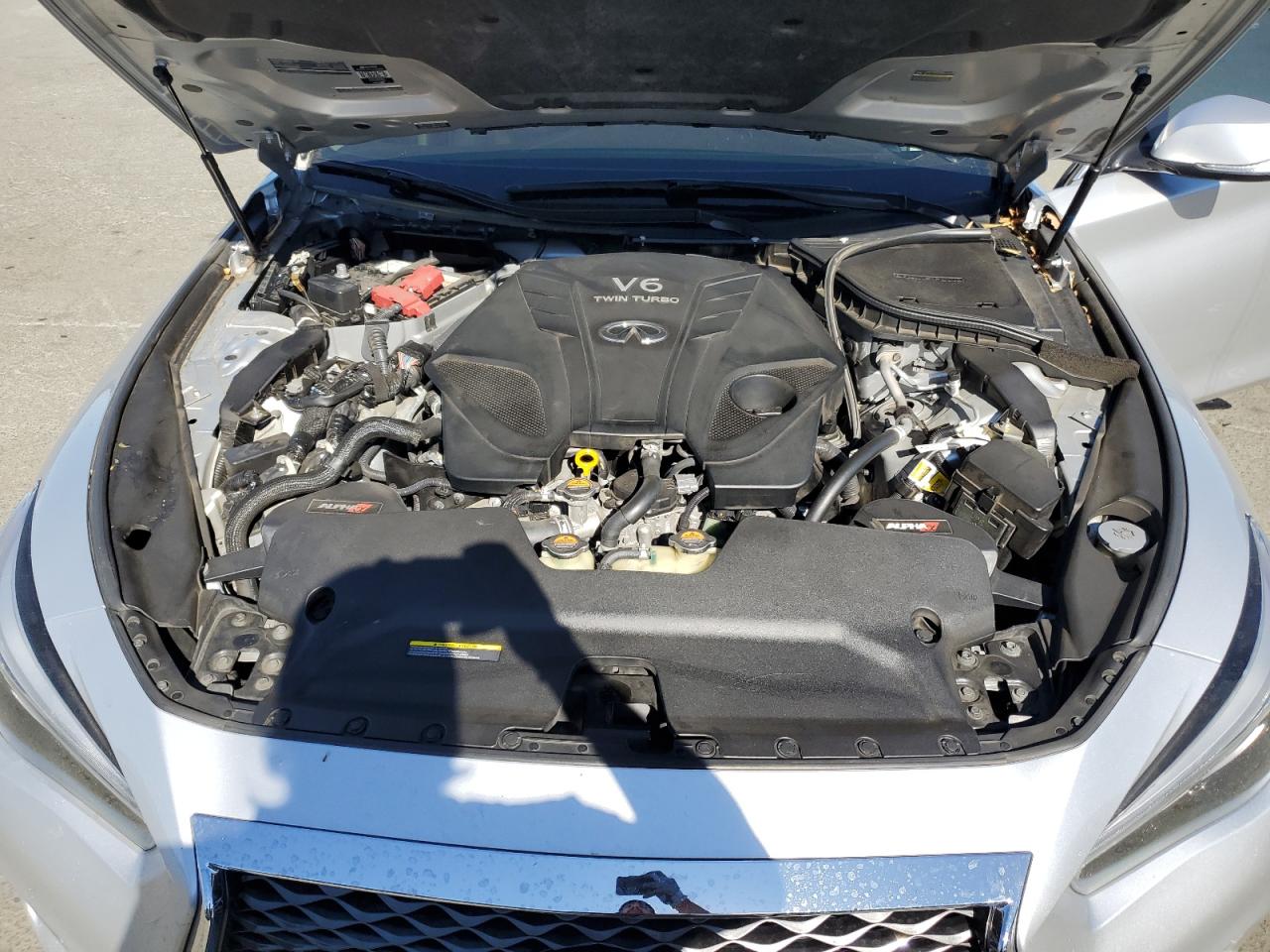 2019 Infiniti Q50 VIN JN1EV7AR3KM559649 Copart auction photo, vandalism damage thumbnail 13