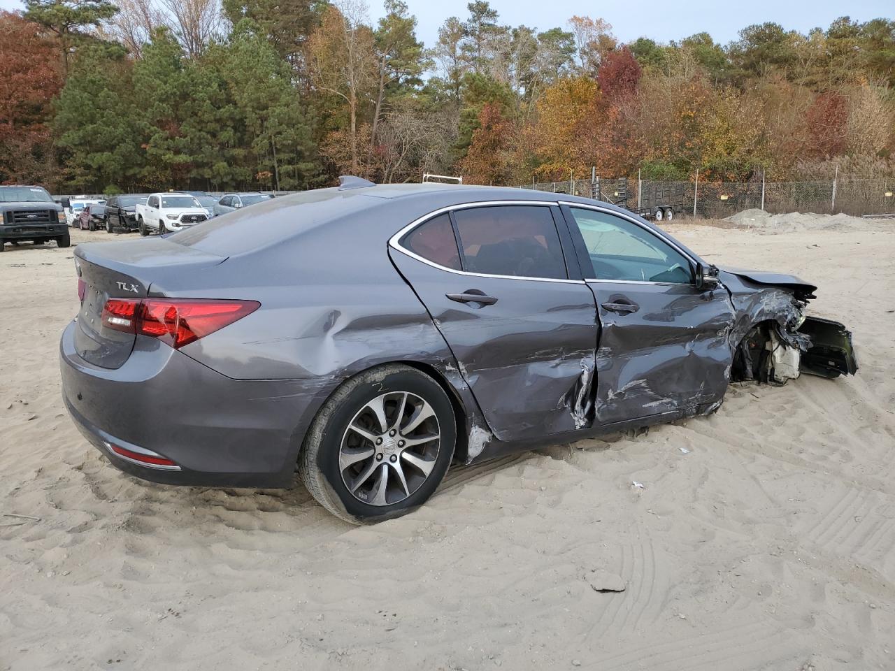 2017 Acura TLX VIN 19UUB1F31HA004424 Copart auction photo, mechanical / all over damage thumbnail 3