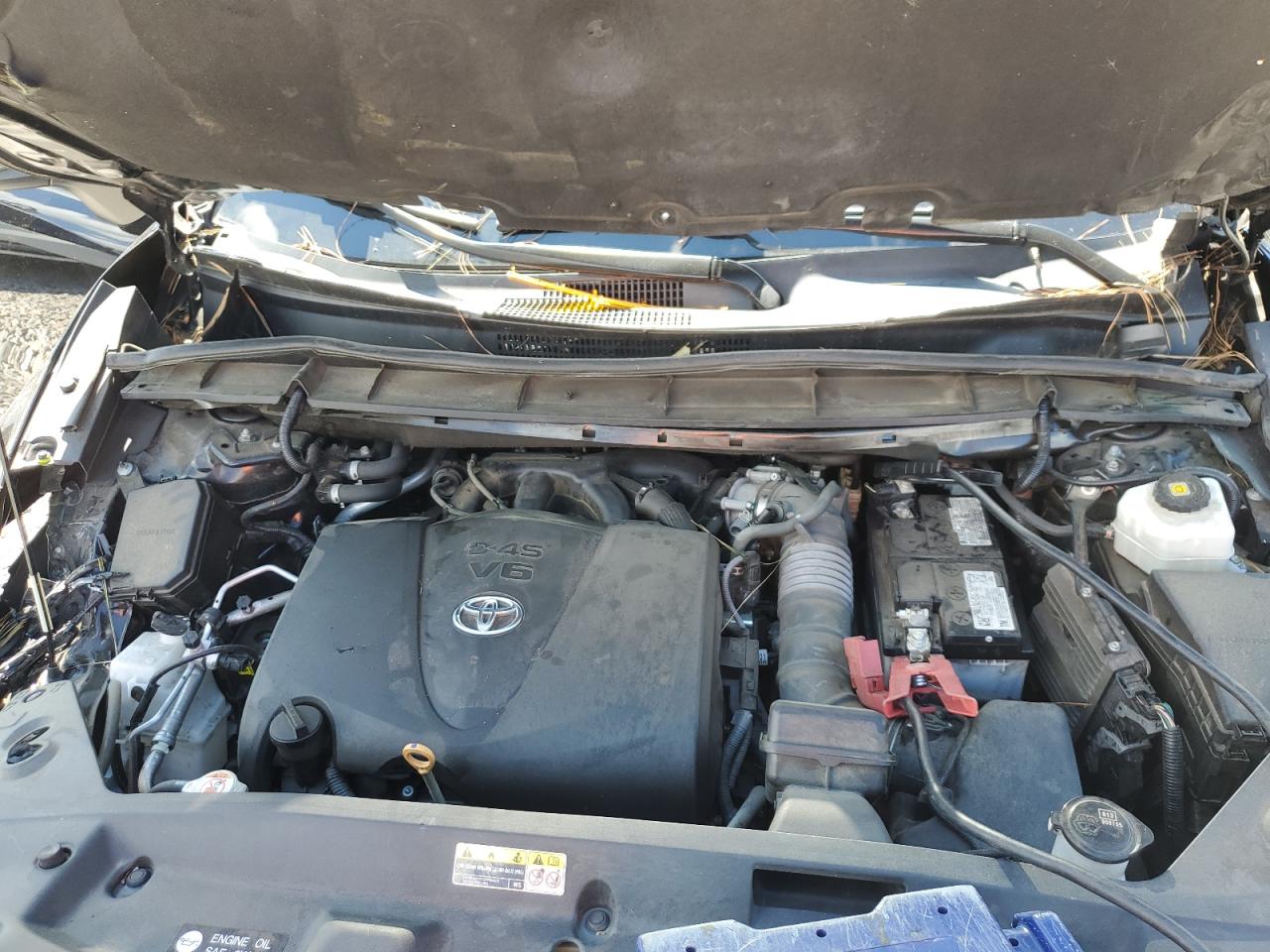 2021 Toyota Highlander VIN 5TDGZRAH3MS055011 Copart auction photo, front end damage thumbnail 12