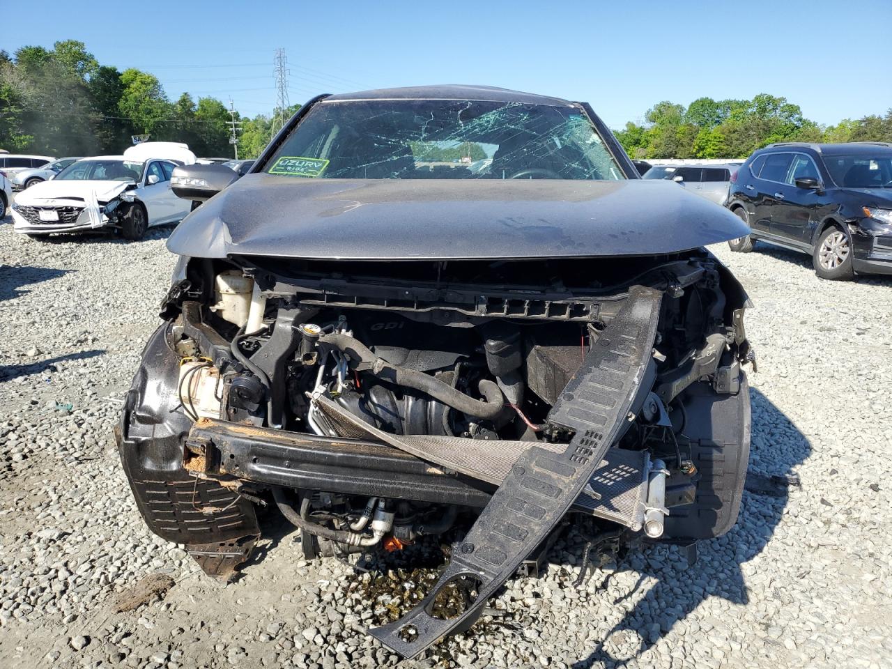 2015 KIA Sorento VIN 5XYKT3A66FG637692 Copart auction photo, rear end / rollover damage thumbnail 5