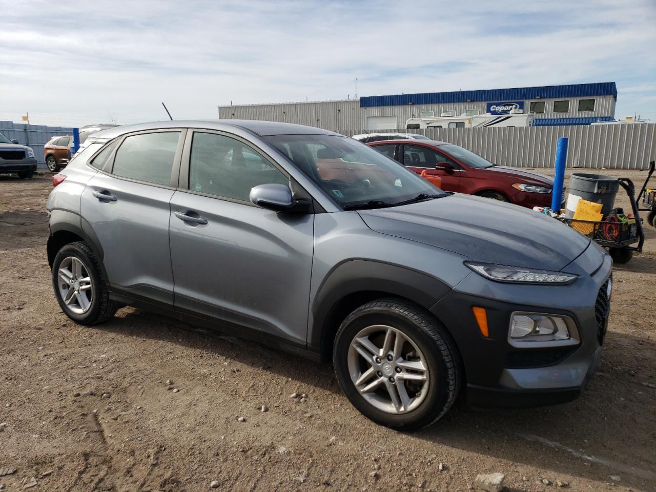 2020 Hyundai Kona VIN KM8K1CAA6LU484683 Copart auction photo, rear end / side damage thumbnail 4
