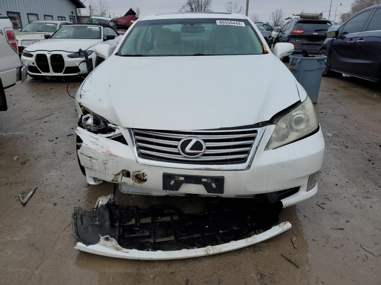 2012 Lexus ES VIN JTHBK1EG2C2477356 Copart auction photo, front end damage thumbnail 5