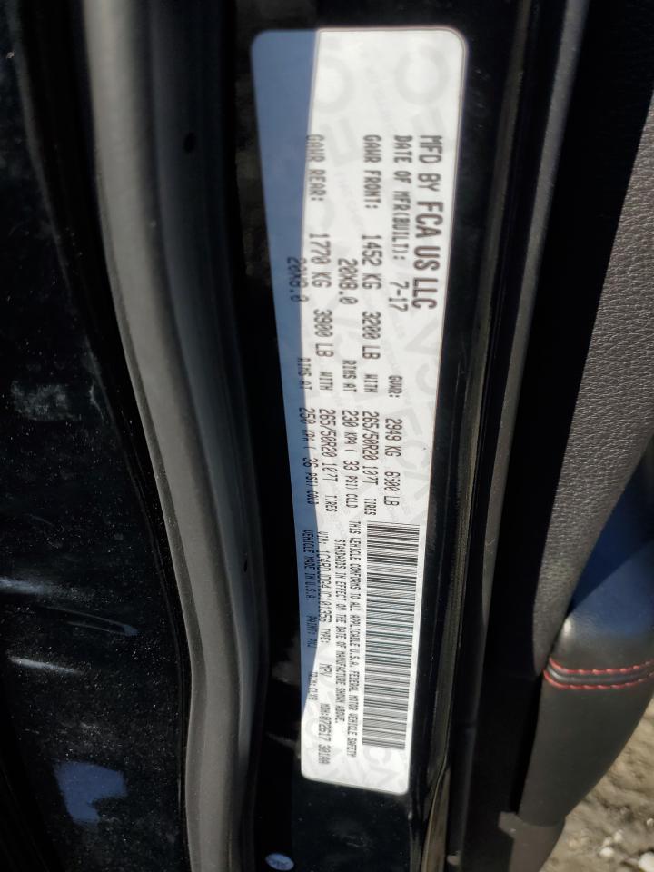 2018 Dodge Durango VIN 1C4RDJDG4JC101356 Copart auction photo, vandalism / rear end damage thumbnail 13