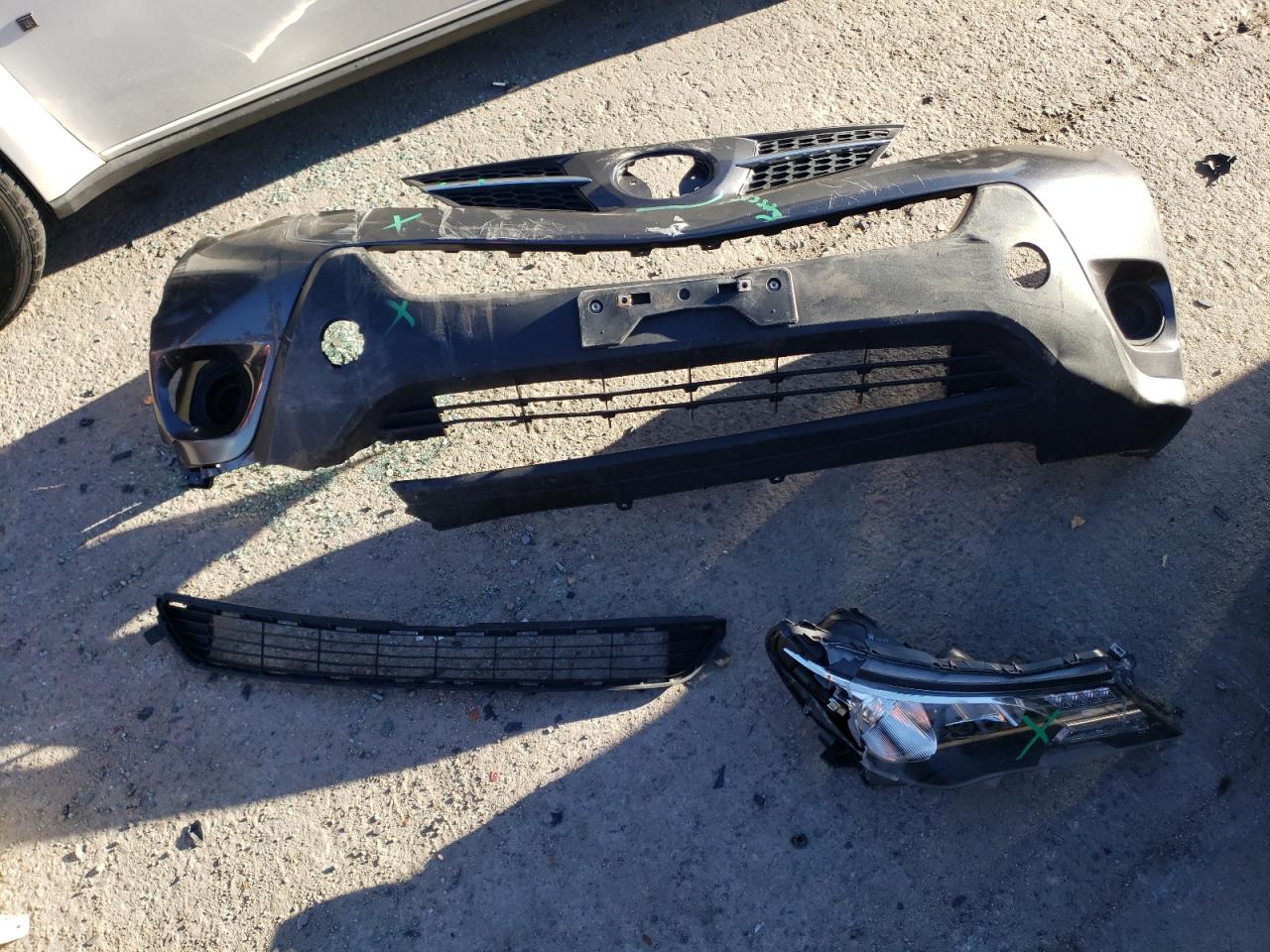 2014 Toyota RAV 4 VIN JTMBFREV4ED075350 Copart auction photo, front end / undercarriage damage thumbnail 13