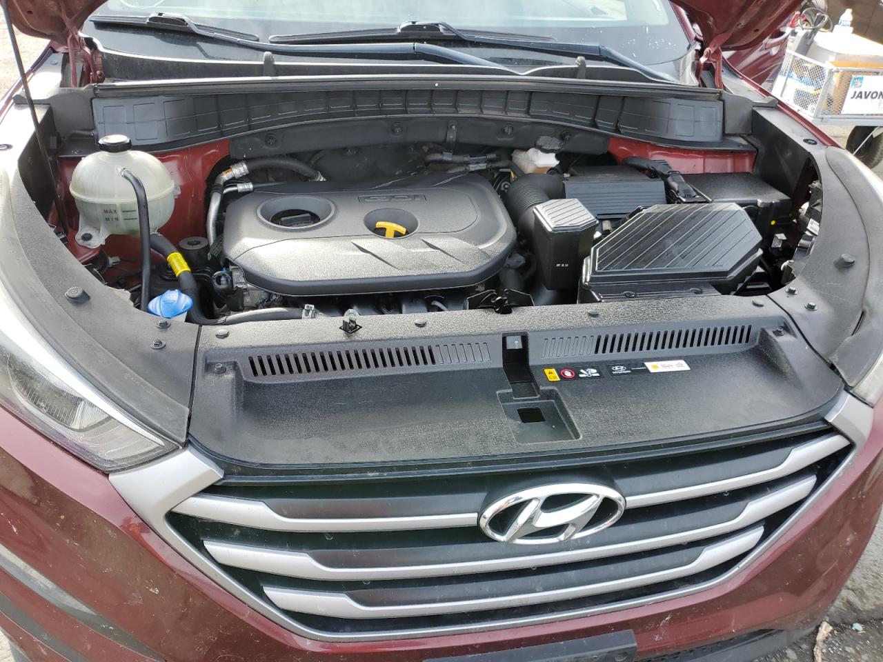 2018 Hyundai Tucson VIN KM8J3CA44JU617146 Copart auction photo, normal wear damage thumbnail 11
