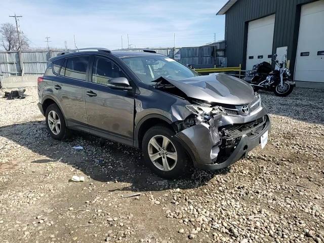 2015 Toyota RAV 4 VIN JTMRFREV1FJ026981 Copart auction photo, front end / rear end damage thumbnail 12