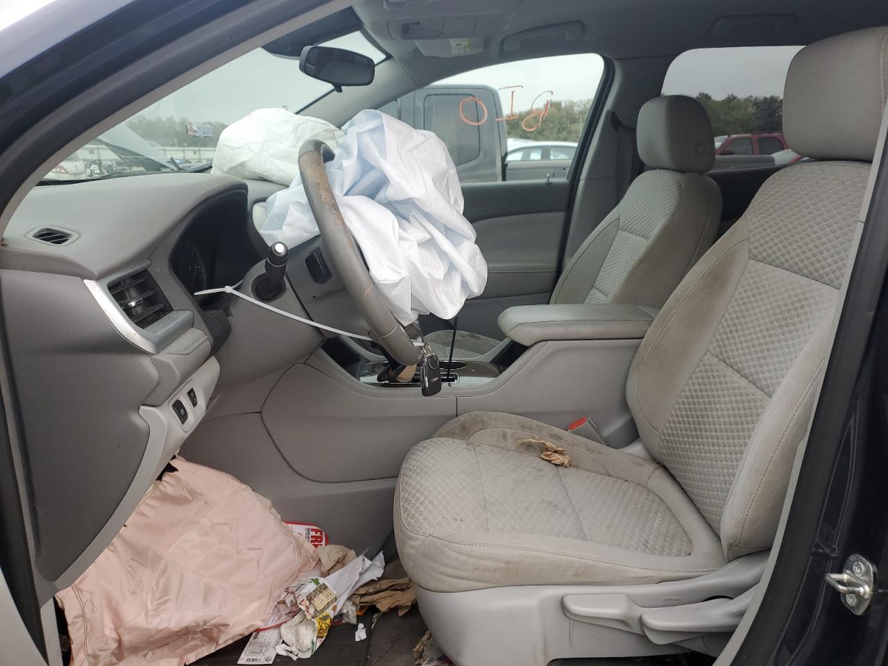 2019 GMC Acadia VIN 1GKKNKLA7KZ100853 Copart auction photo, front end damage thumbnail 7