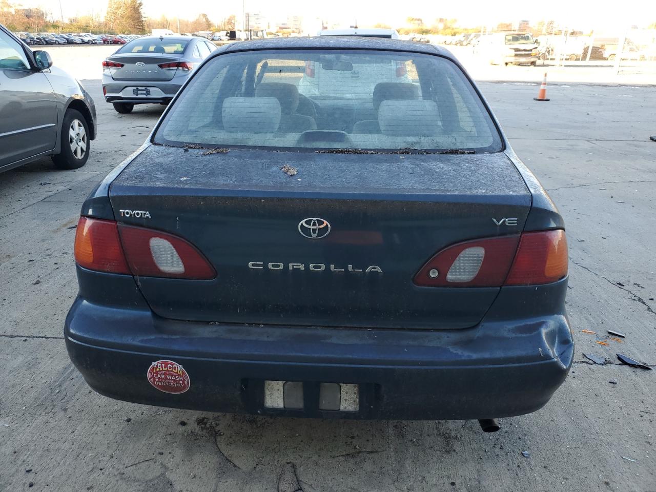 1998 Toyota Corolla VIN 2T1BR12EXWC078491 Copart auction photo, mechanical / normal wear damage thumbnail 6