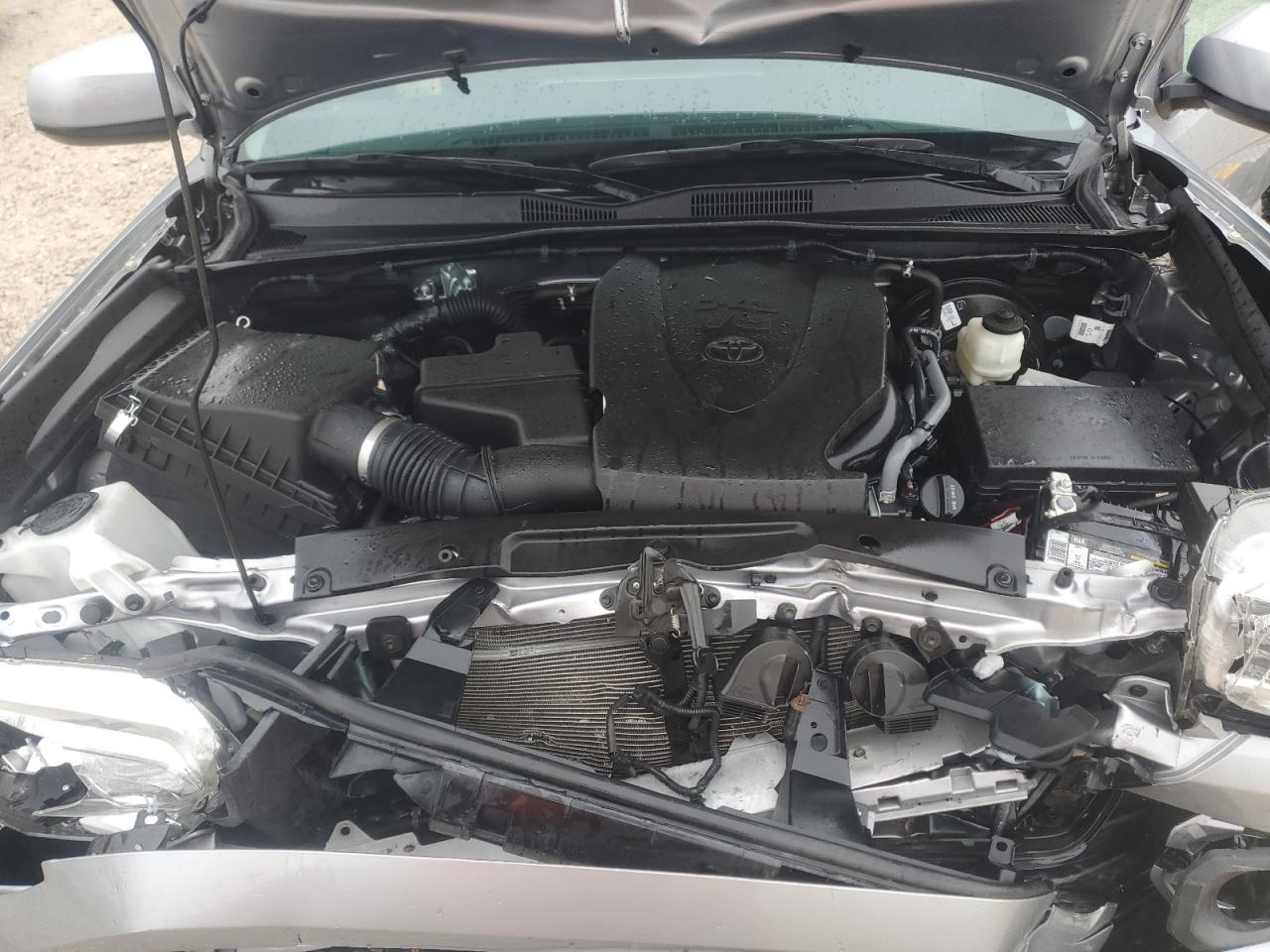 2020 Toyota Tacoma VIN 5TFAZ5CN9LX093336 Copart auction photo, front end / rear end damage thumbnail 11