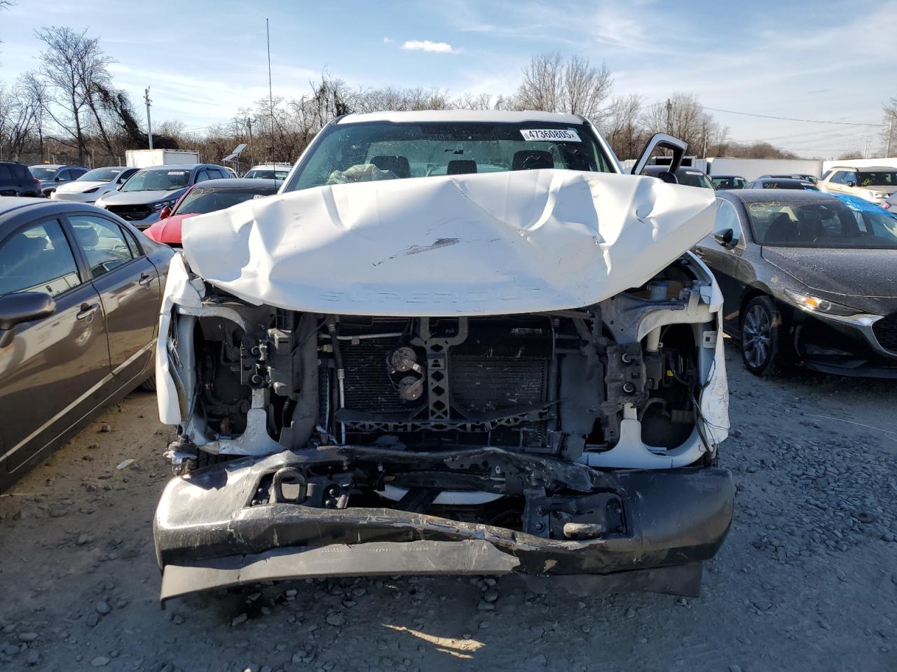 2017 Ford F250 VIN 1FTBF2A60HEC94844 Copart auction photo, front end damage thumbnail 5