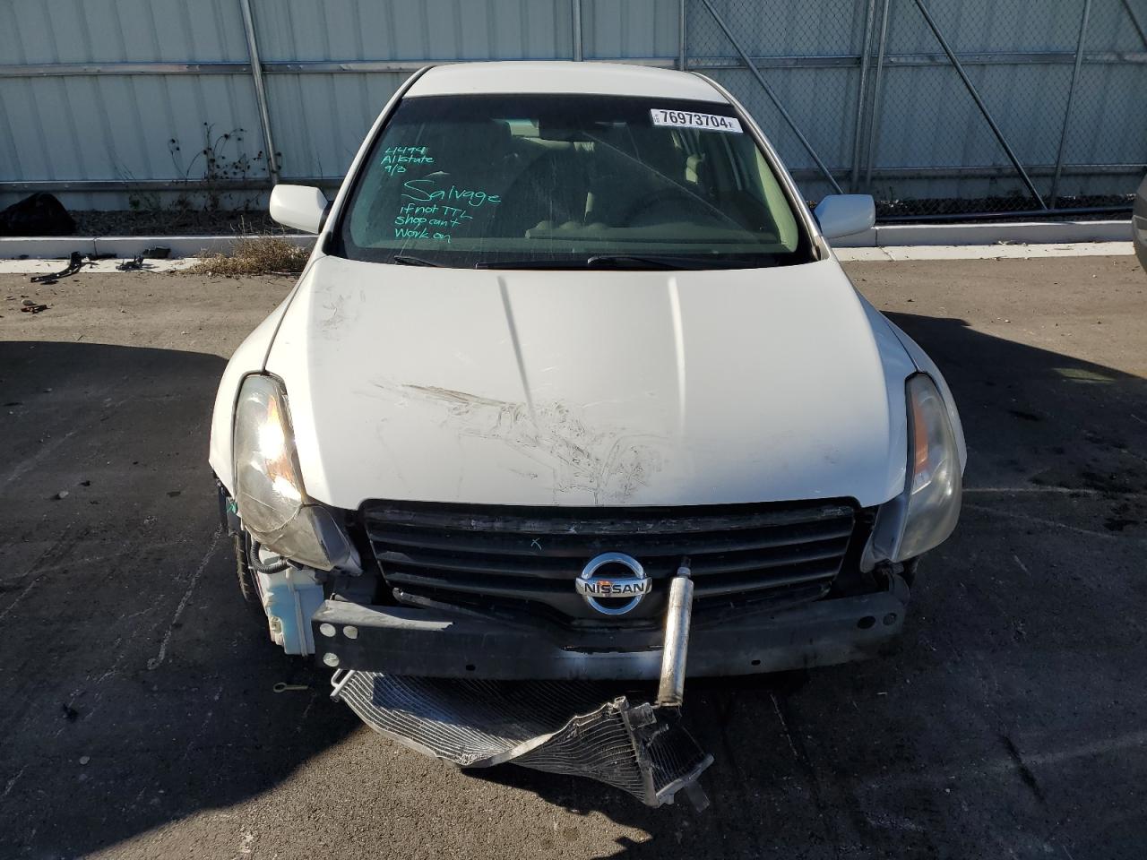 2007 Nissan Altima VIN 1N4AL21EX7C177588 Copart auction photo, front end / mechanical damage thumbnail 5