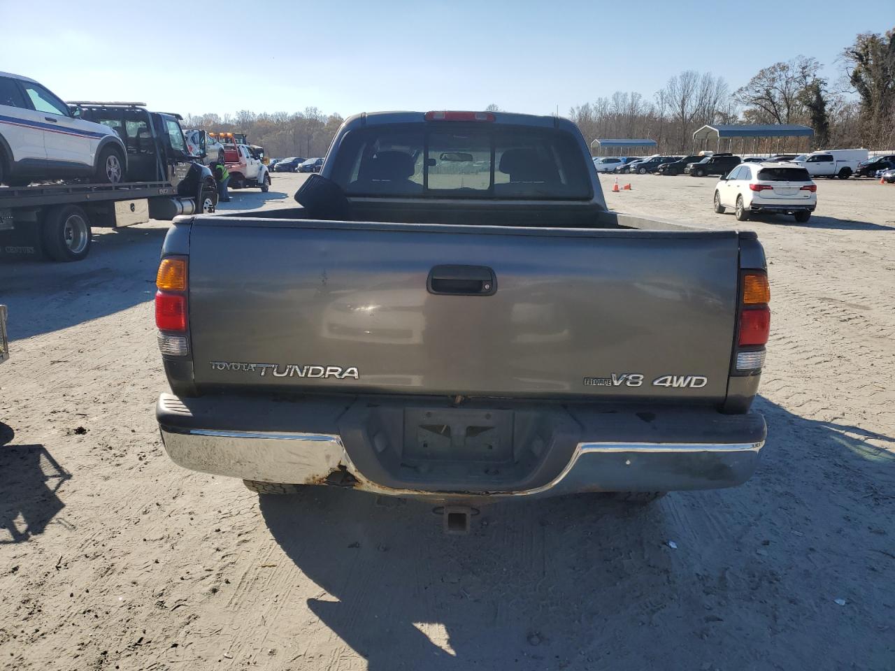 2004 Toyota Tundra VIN 5TBBT44194S453636 Copart auction photo, top/roof damage thumbnail 6