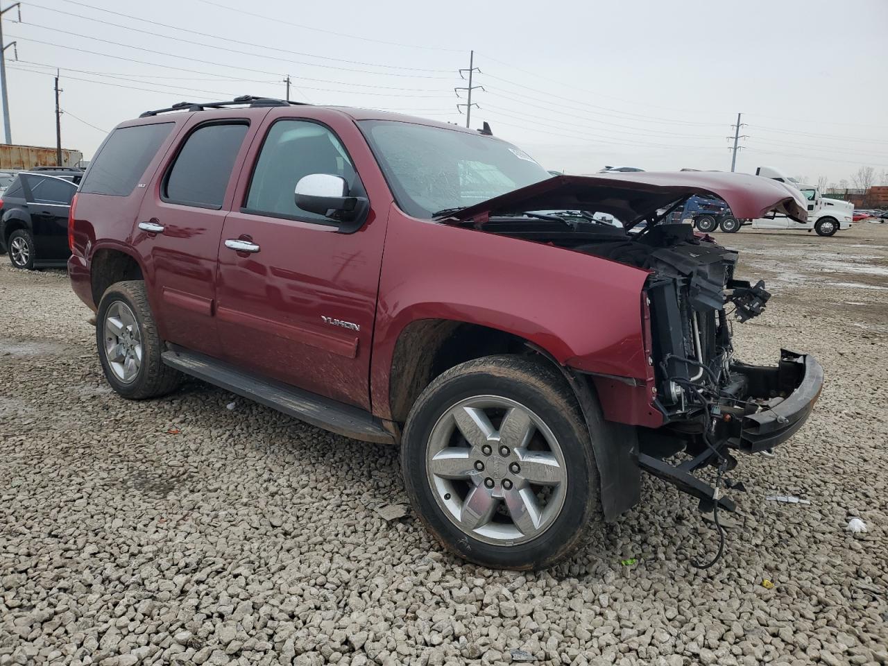 2010 GMC Yukon VIN 1GKUKCE07AR169925 Copart auction photo, front end damage thumbnail 4