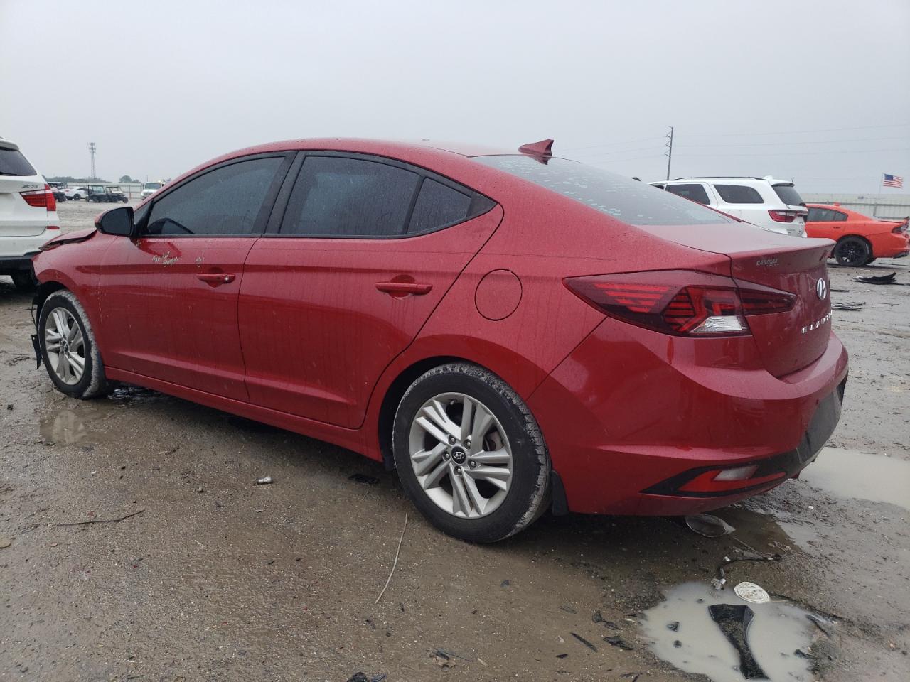 2020 Hyundai Elantra VIN KMHD84LF4LU980018 Copart auction photo, front end damage thumbnail 2