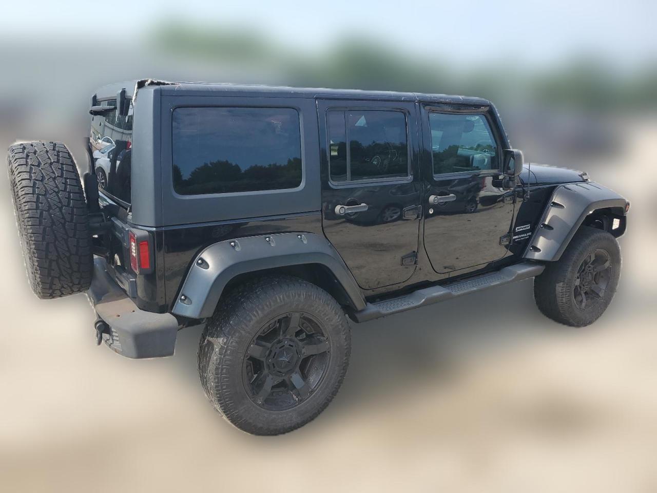 2017 Jeep Wrangler VIN 1C4BJWDG6HL505521 Copart auction photo, front end / minor dent/scratches damage thumbnail 3