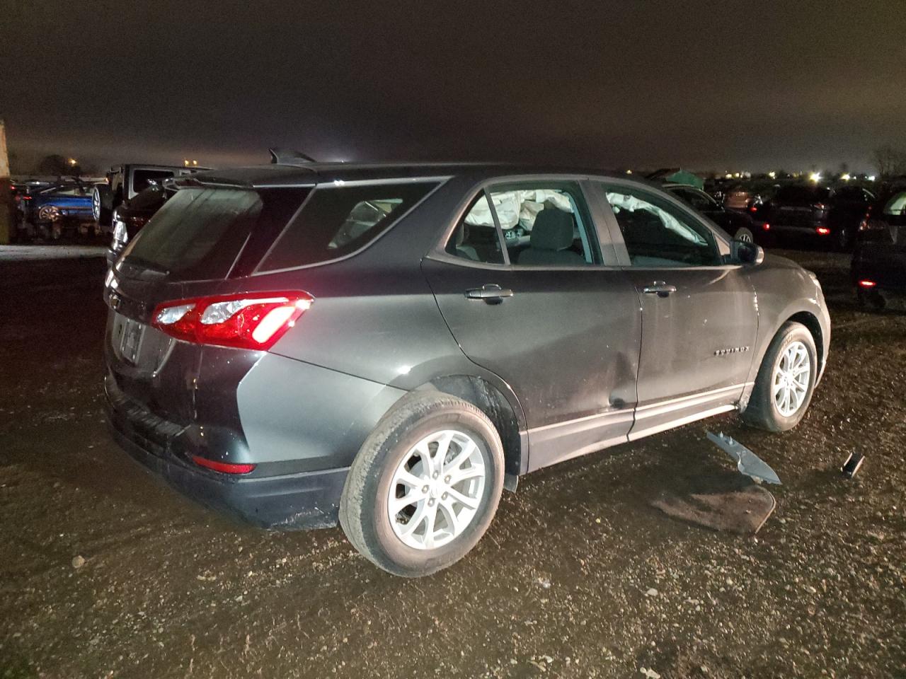 2020 Chevrolet Equinox VIN 3GNAXHEV0LS511828 Copart auction photo, side / front end damage thumbnail 3