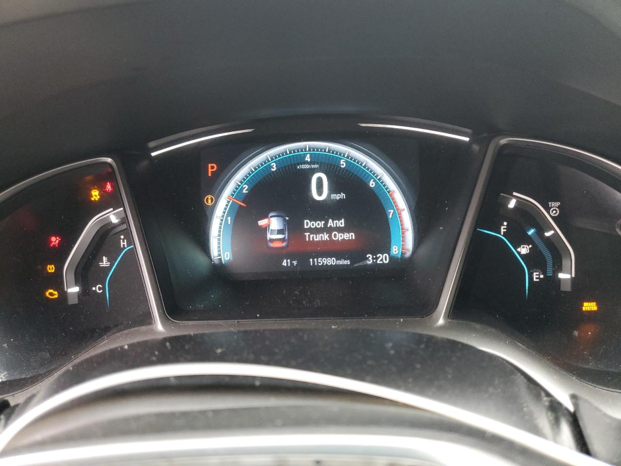 2016 Honda Civic VIN 2HGFC1F30GH650740 Copart auction photo, front end damage thumbnail 9