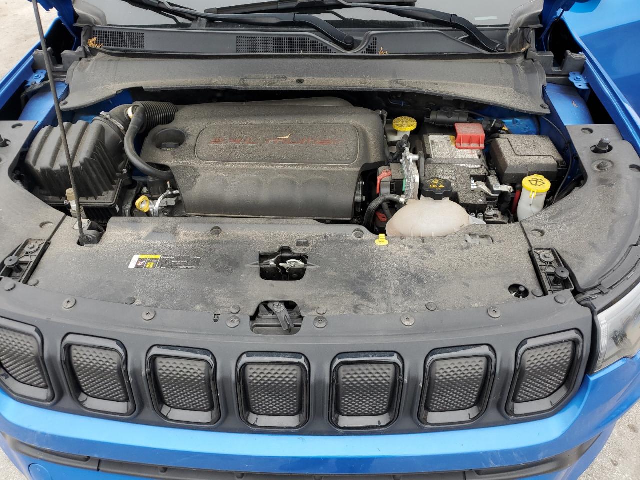 2022 Jeep Compass VIN 3C4NJCBB8NT198162 Copart auction photo, side damage thumbnail 13