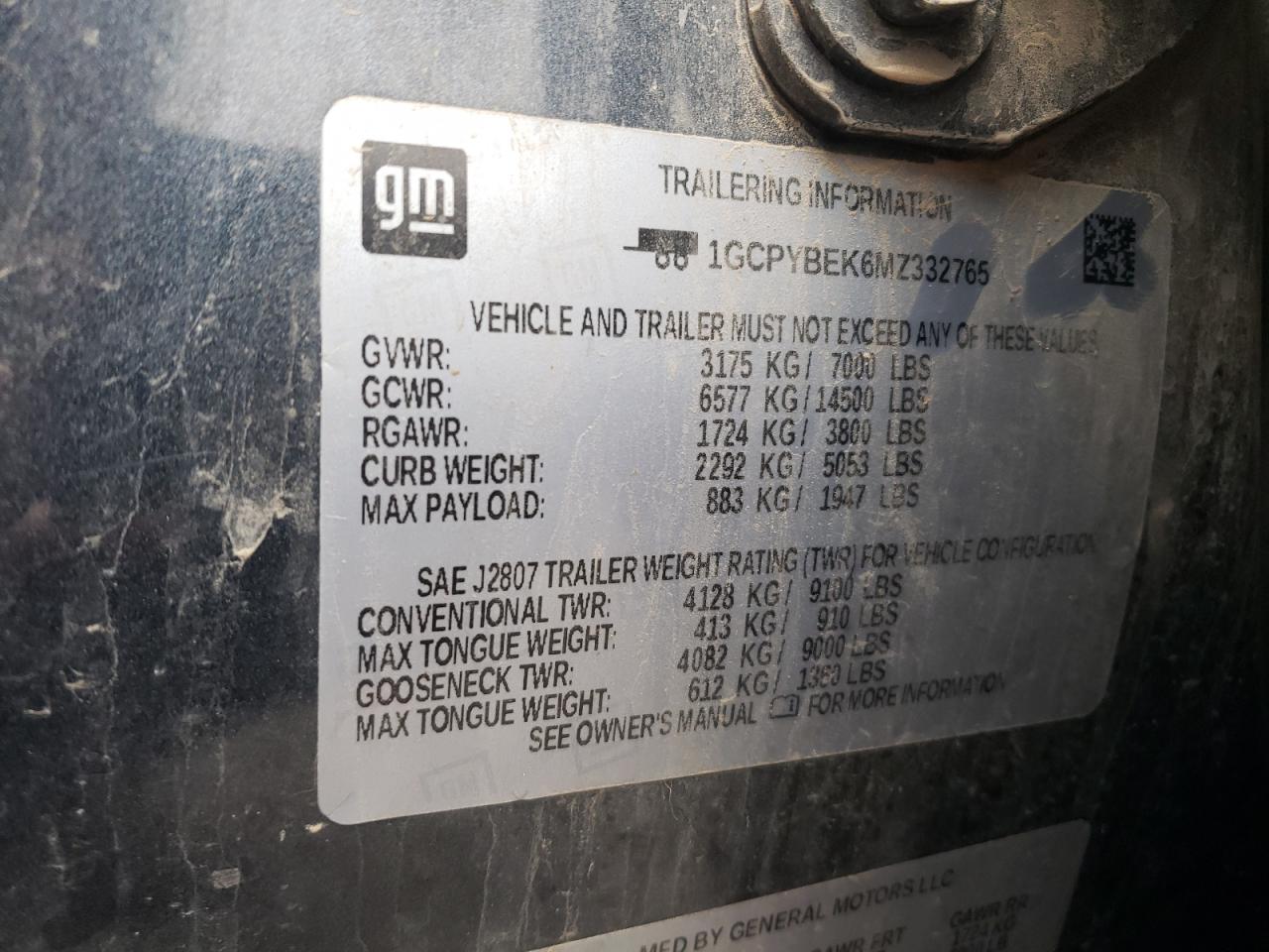 2021 Chevrolet Silverado VIN 1GCPYBEK6MZ332765 Copart auction photo, front end / minor dent/scratches damage thumbnail 12