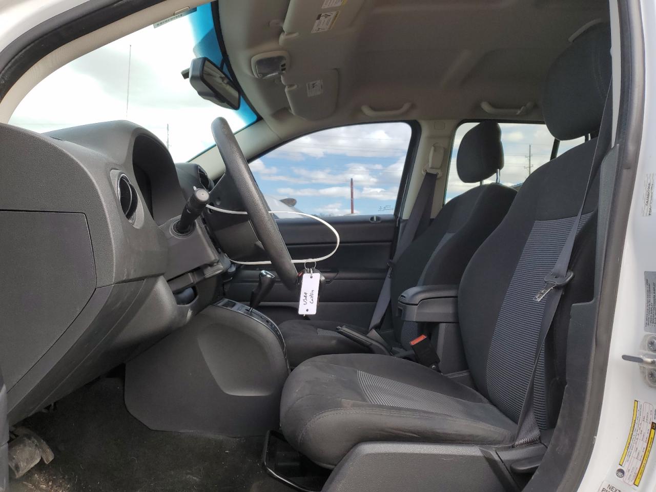 2017 Jeep Compass VIN 1C4NJDBB6HD104392 Copart auction photo, rear end / front end damage thumbnail 7