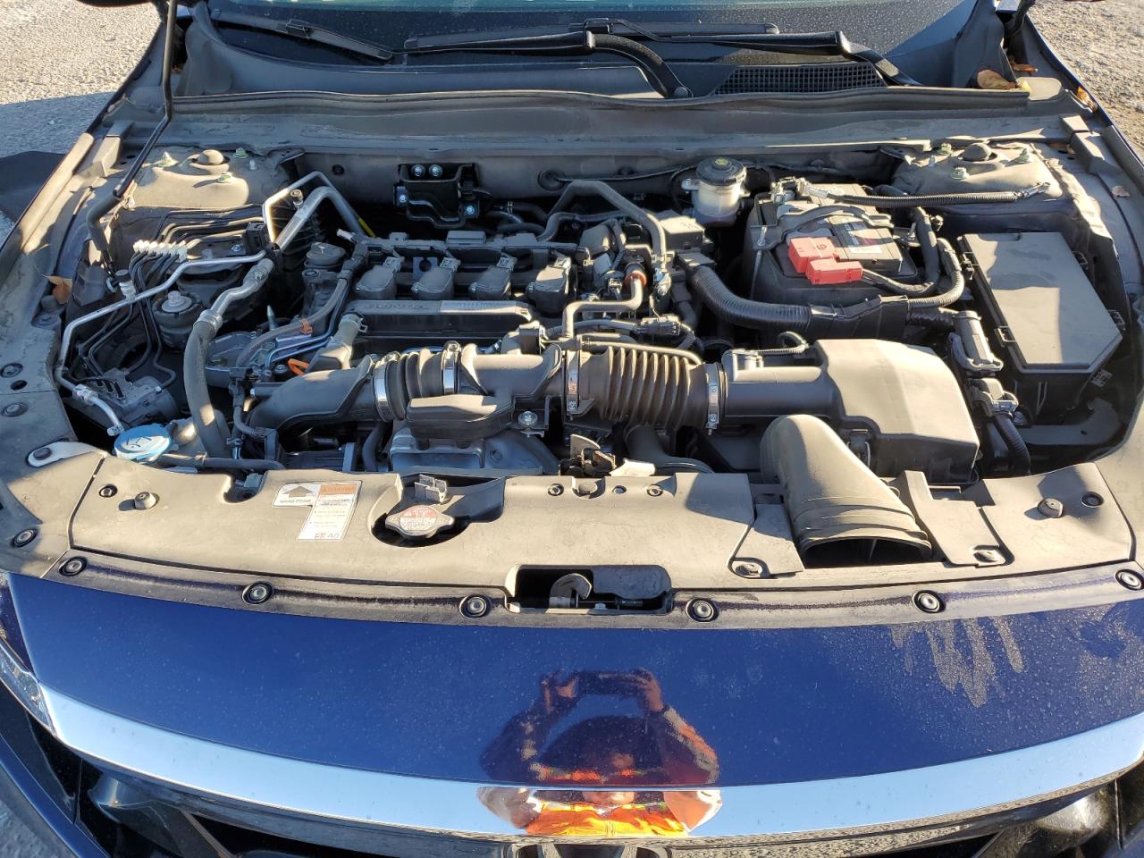 2020 Honda Accord VIN 1HGCV1F14LA043499 Copart auction photo, front end / undercarriage damage thumbnail 11