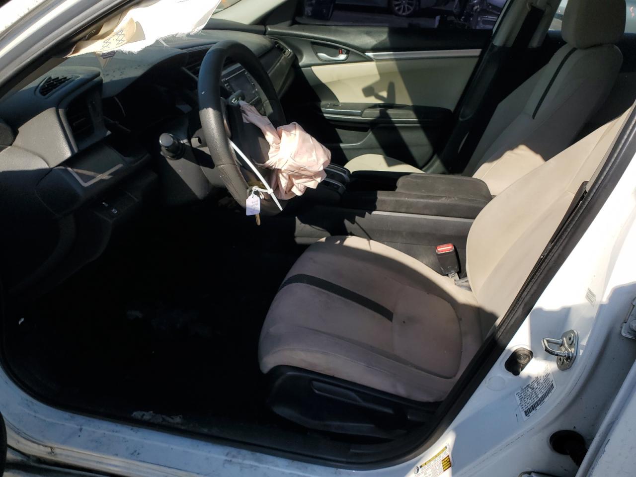 2018 Honda Civic VIN 2HGFC2F55JH512254 Copart auction photo, front end / side damage thumbnail 7