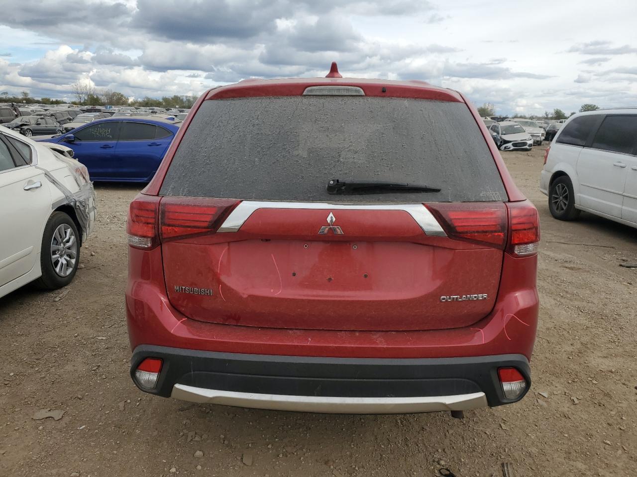 2017 Mitsubishi Outlander VIN JA4AZ2A36HZ045010 Copart auction photo, front end damage thumbnail 6