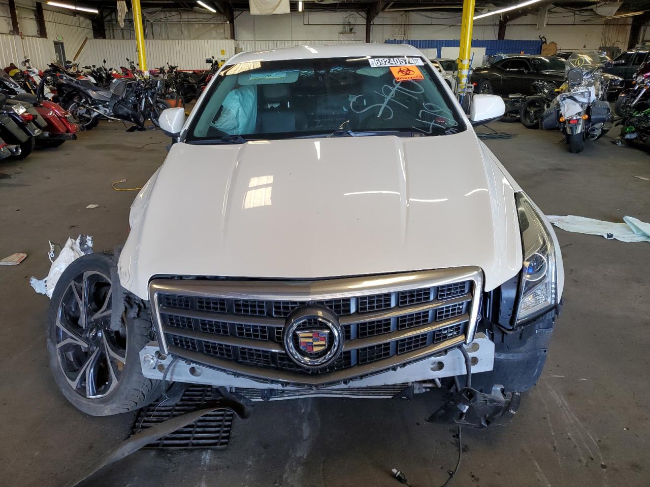 2014 Cadillac ATS VIN 1G6AG5RX2E0170478 Copart auction photo, front end / rear end damage thumbnail 5