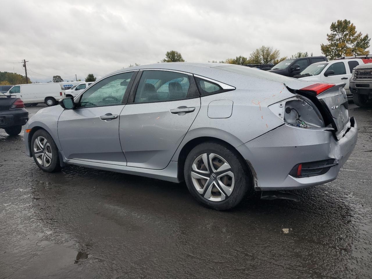 2016 Honda Civic VIN 19XFC2F53GE235106 Copart auction photo, rear end damage thumbnail 2