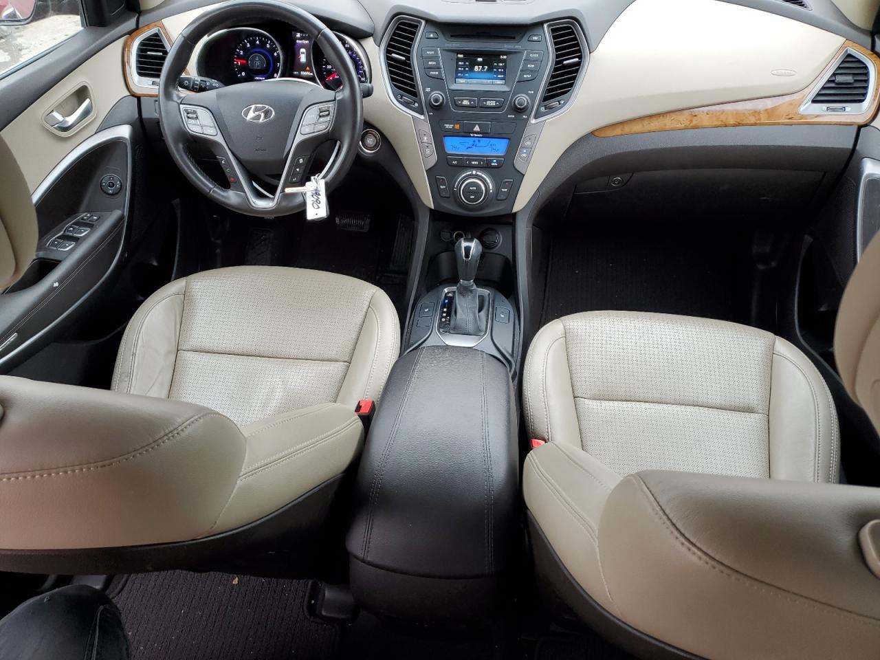 2013 Hyundai Santa Fe VIN 5XYZUDLA1DG109767 Copart auction photo, front end damage thumbnail 8