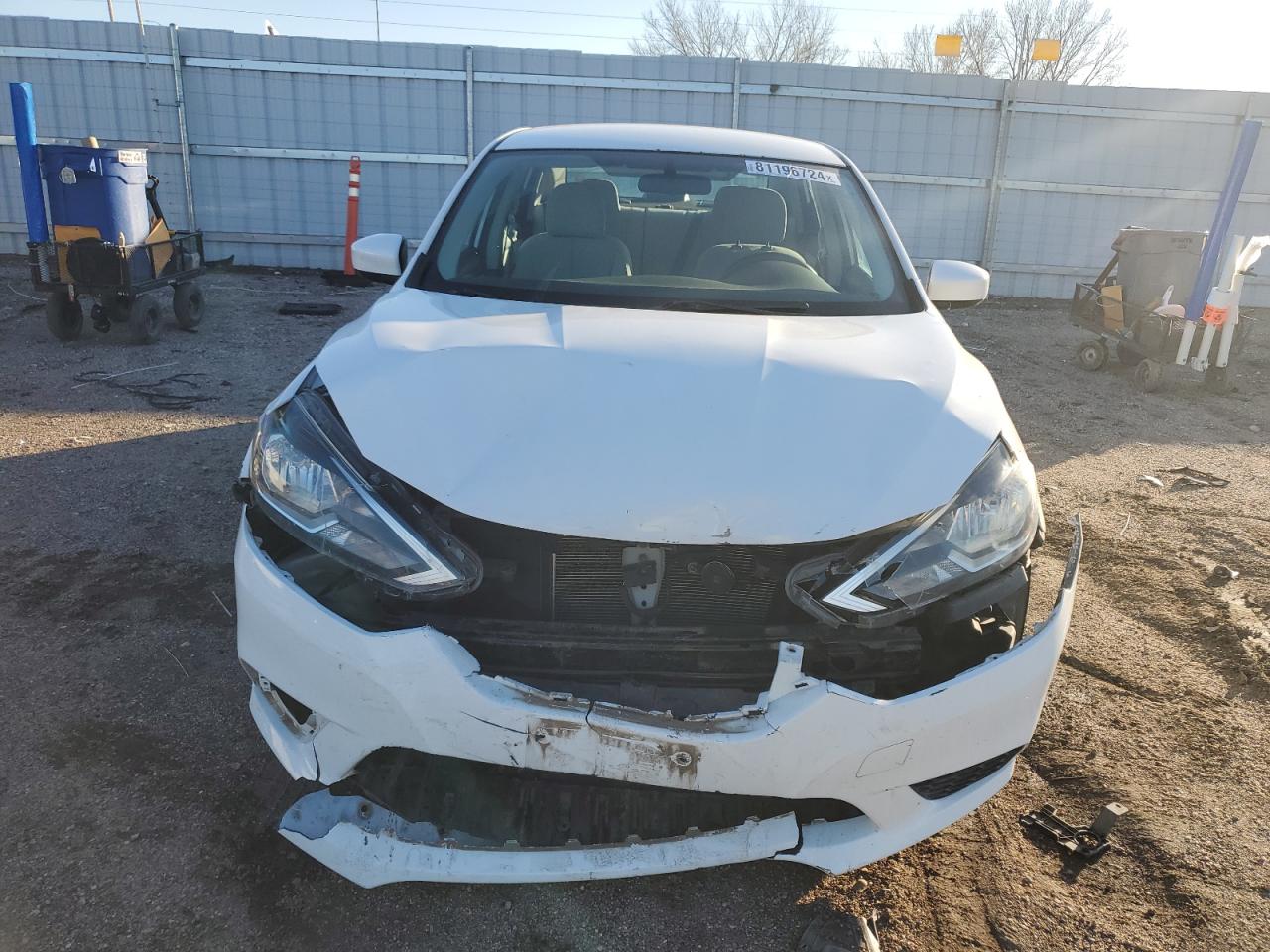2017 Nissan Sentra VIN 3N1AB7AP4HY311518 Copart auction photo, front end damage thumbnail 5