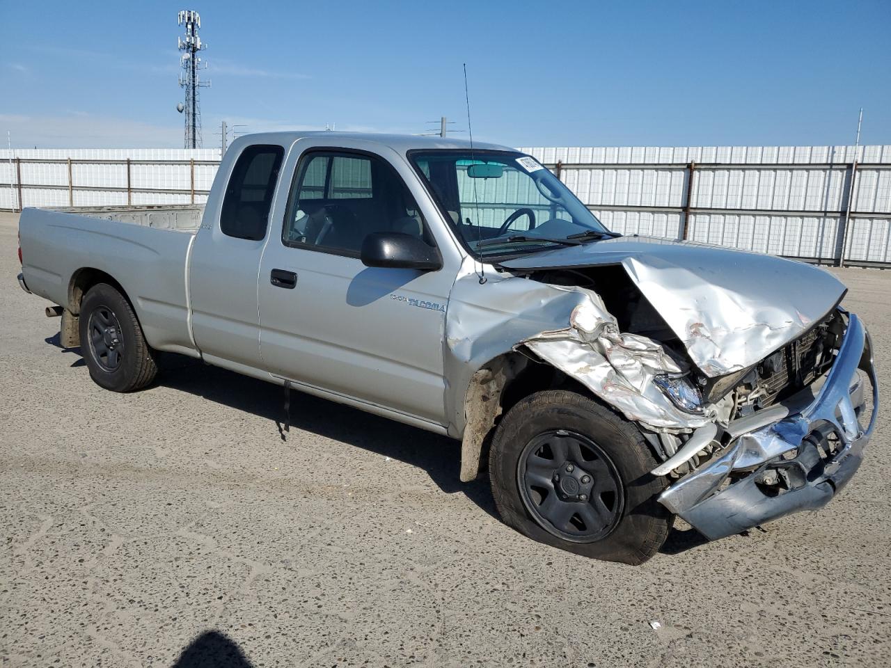 2003 Toyota Tacoma VIN 5TEVL52N73Z155698 Copart auction photo, front end / side damage thumbnail 4