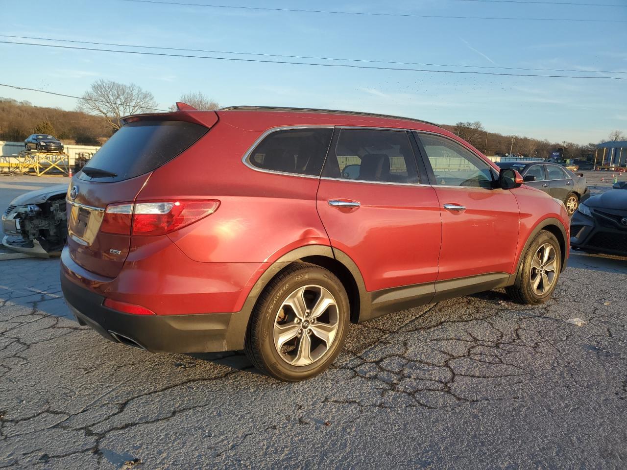 2014 Hyundai Santa Fe VIN KM8SMDHF0EU052754 Copart auction photo, mechanical / minor dent/scratches damage thumbnail 3