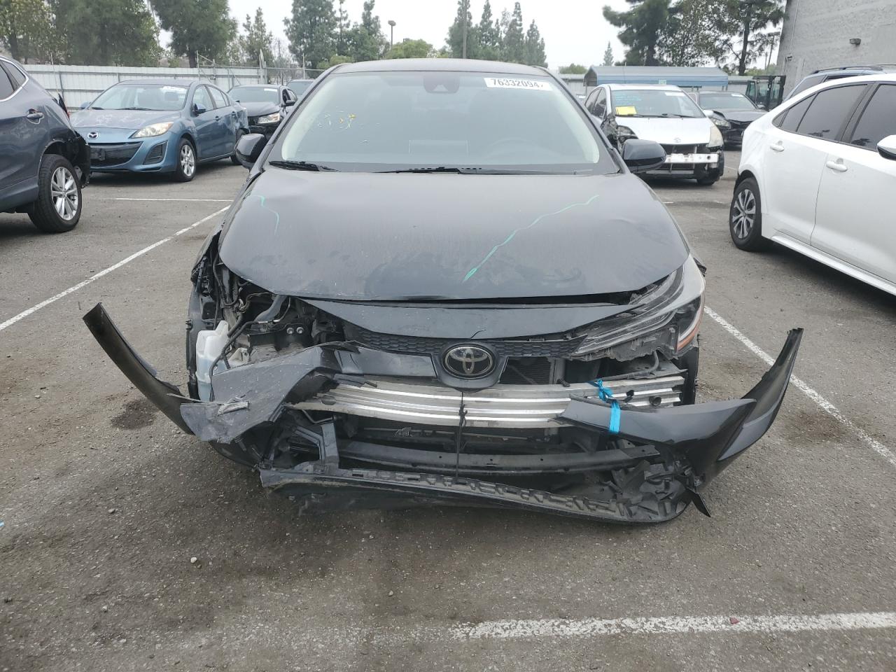 2020 Toyota Corolla VIN JTDEPRAE1LJ018599 Copart auction photo, front end damage thumbnail 5