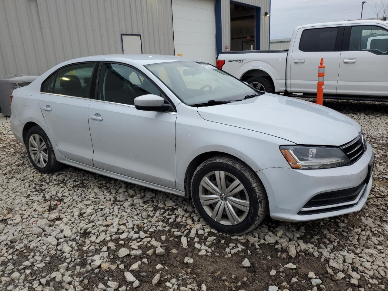 2017 Volkswagen Jetta VIN 3VW167AJXHM330091 Copart auction photo, all over damage thumbnail 4