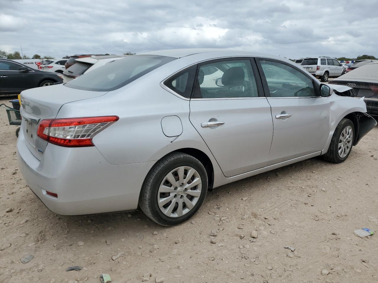 2014 Nissan Sentra VIN 3N1AB7APXEY204596 Copart auction photo, front end / minor dent/scratches damage thumbnail 3