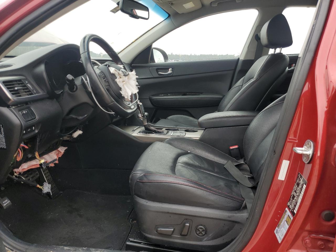 2017 KIA Optima VIN 5XXGW4L24HG137213 Copart auction photo, front end damage thumbnail 7