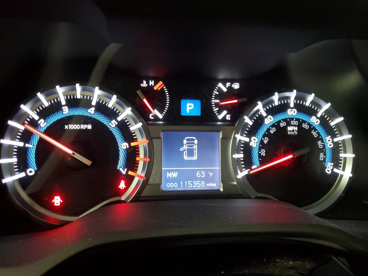 2015 Toyota 4Runner VIN JTEBU5JRXF5252613 Copart auction photo, rear end damage thumbnail 9