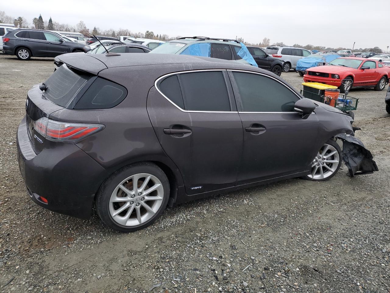 2012 Lexus CT VIN JTHKD5BH9C2098921 Copart auction photo, front end damage thumbnail 3