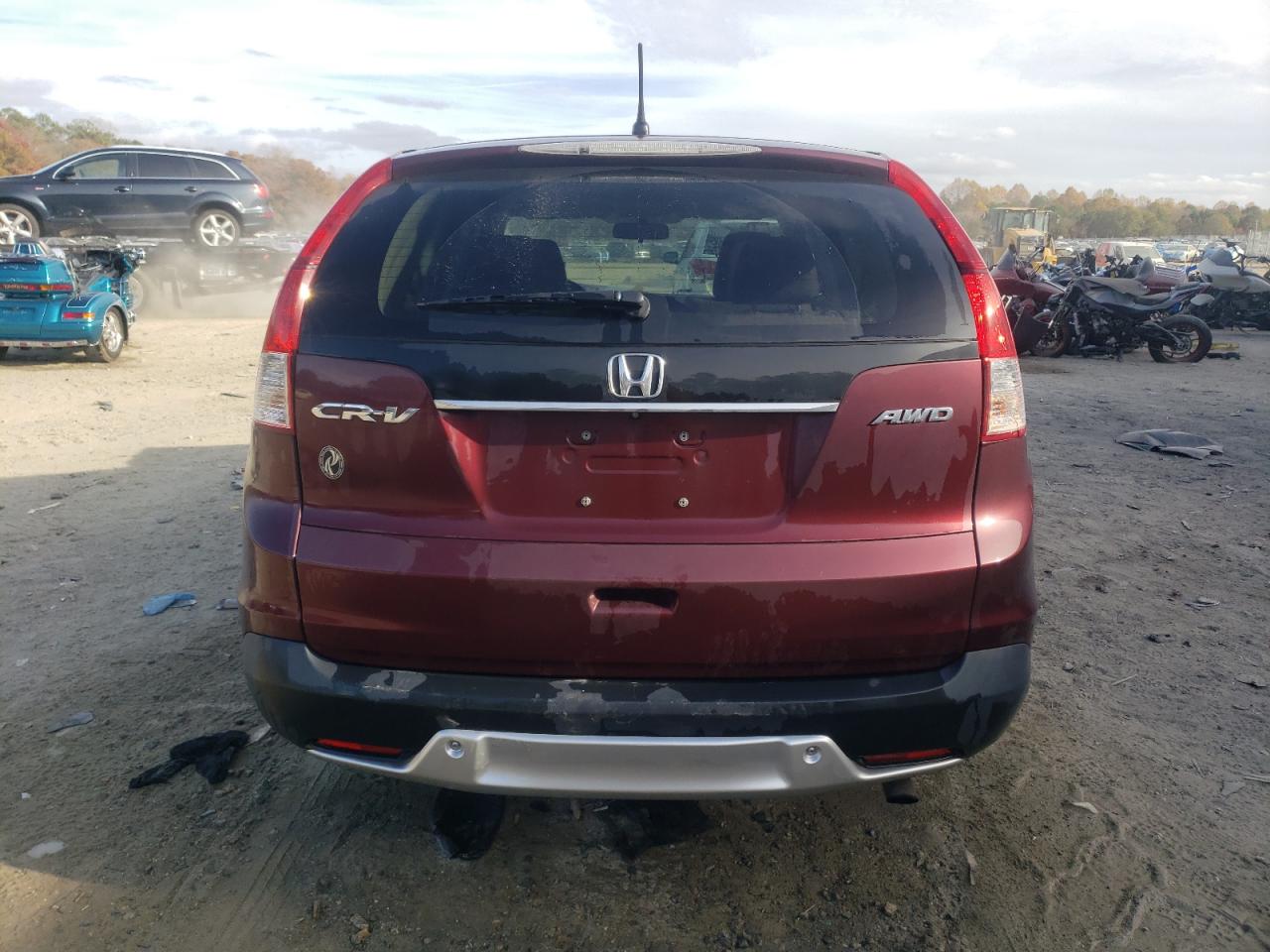 2014 Honda CR-V VIN 5J6RM4H57EL017493 Copart auction photo, front end / minor dent/scratches damage thumbnail 6