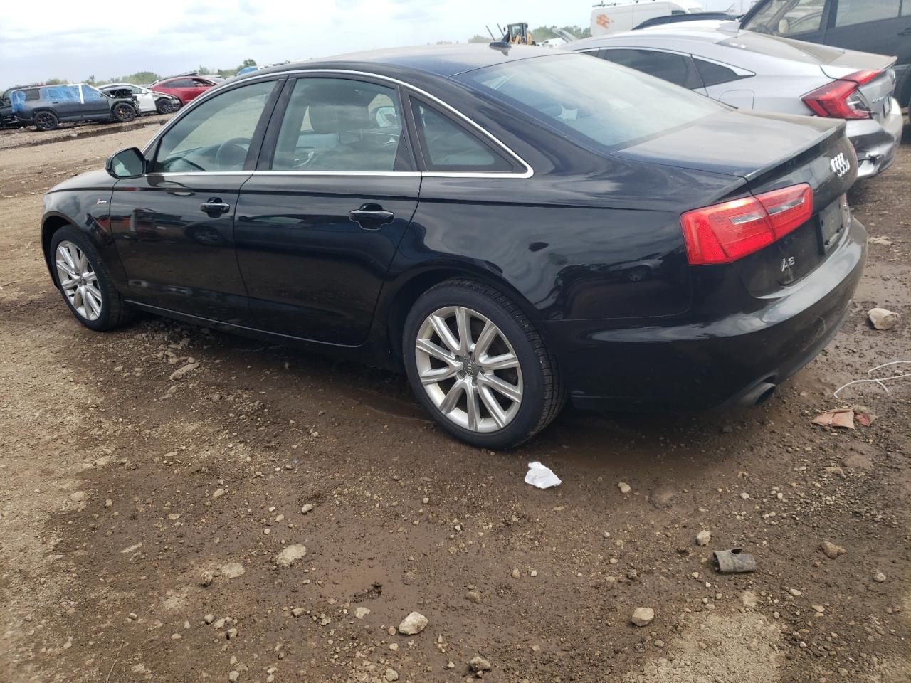 2014 Audi A6 VIN WAUFGAFC1EN151711 Copart auction photo, front end damage thumbnail 2