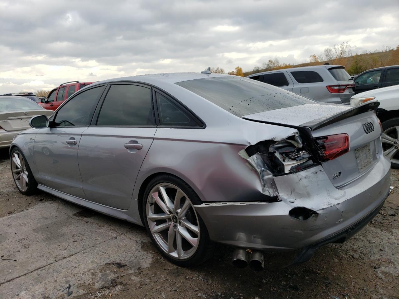 2016 Audi A6 VIN WAUFGAFC8GN171764 Copart auction photo, rear end / minor dent/scratches damage thumbnail 2
