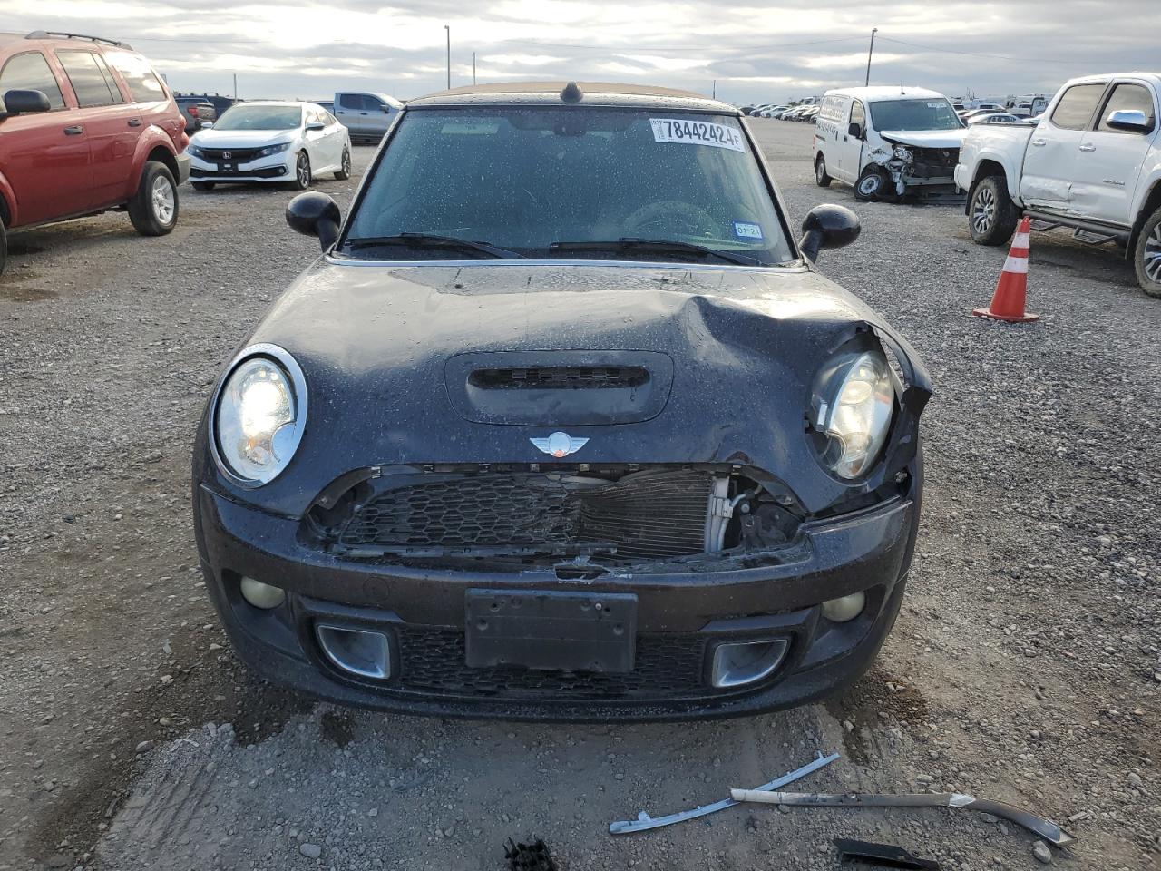 2013 MINI Cooper VIN WMWZP3C57DT706038 Copart auction photo, front end damage thumbnail 5