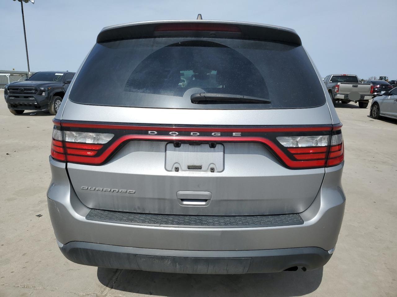 2021 Dodge Durango VIN 1C4RDHAGXMC520006 Copart auction photo, front end / hail damage thumbnail 6