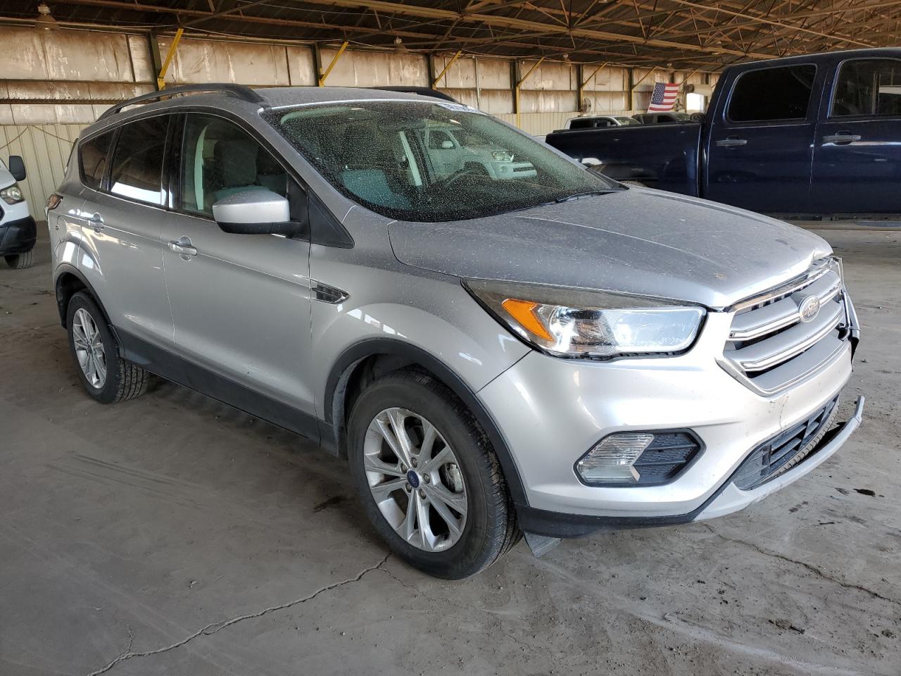 2018 Ford Escape VIN 1FMCU0GDXJUC60373 Copart auction photo, undercarriage / front end damage thumbnail 4