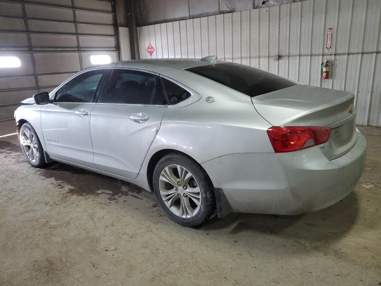 2015 Chevrolet Impala VIN 2G1125S3XF9106787 Copart auction photo, front end / side damage thumbnail 2
